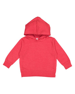 Rabbit Skins Toddler Hooded Sweatshirt 3326 | Vintage Red - Front