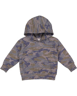 Rabbit Skins Toddler Hooded Sweatshirt 3326 | Vintage Camo - Front