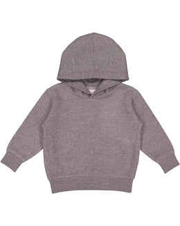 Rabbit Skins Toddler Hooded Sweatshirt 3326 | Granite Heather - Front
