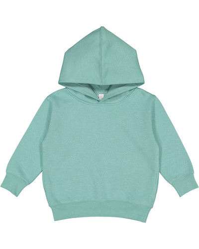 Rabbit Skins Toddler Hooded Sweatshirt 3326 | Saltwater - Front
