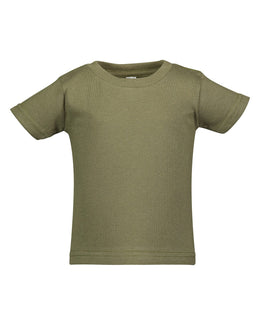 Rabbit Skins Infant T-Shirt 3401 | Military Green - Front