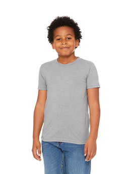 Bella+Canvas Youth Triblend Short Sleeve T-Shirt 3413Y | Charity Pnk Trbl - Front