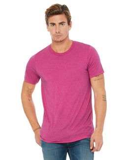 Bella+Canvas Triblend T-Shirt 3413C | Berry Triblend - Front