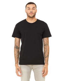 Bella+Canvas Triblend T-Shirt 3413C | Blk Hthr Triblnd - Front