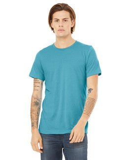 Bella+Canvas Triblend T-Shirt 3413C | Aqua Triblend - Front