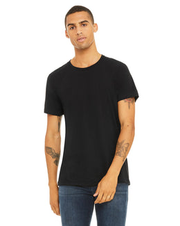 Bella+Canvas Triblend T-Shirt 3413C | Solid Blk Trblnd - Front
