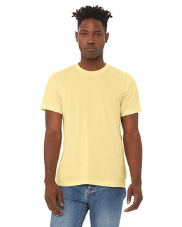 Bella+Canvas Triblend T-Shirt 3413C | Pale Ylw Trblnd - Front