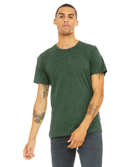 Bella+Canvas Triblend T-Shirt 3413C | Grass Grn Trblnd - Front
