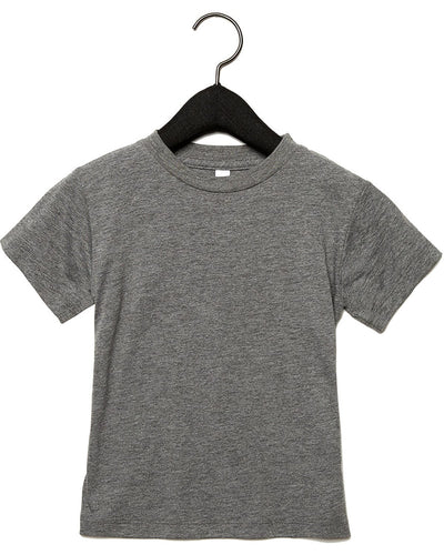 Bella+Canvas Toddler Triblend Short-Sleeve T-Shirt 3413T | Grey Triblend - Front