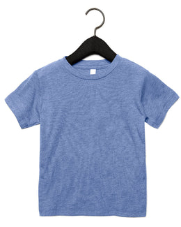 Bella+Canvas Toddler Triblend Short-Sleeve T-Shirt 3413T | Blue Triblend - Front
