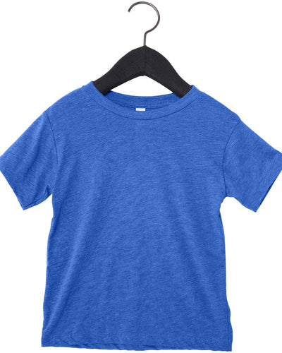 Bella+Canvas Toddler Triblend Short-Sleeve T-Shirt 3413T | True Royal Trbd - Front