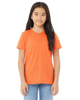 Bella+Canvas Youth Triblend Short Sleeve T-Shirt 3413Y | Orange Triblend - Front