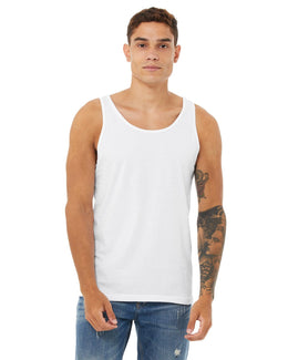 Bella+Canvas Unisex Jersey Tank 3480 | White - Front