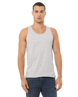 Bella+Canvas Unisex Jersey Tank 3480 | Silver - Front