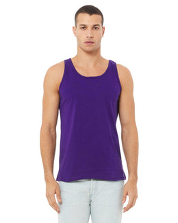 Bella+Canvas Unisex Jersey Tank 3480 | Team Purple - Front