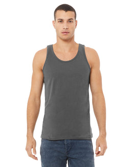 Bella+Canvas Unisex Jersey Tank 3480 | Asphalt - Front