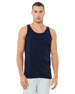Bella+Canvas Unisex Jersey Tank 3480 | Navy - Front