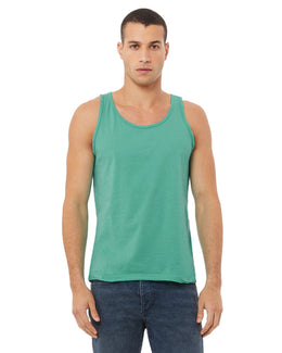 Bella+Canvas Unisex Jersey Tank 3480 | Teal - Front