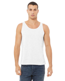 Bella+Canvas Unisex Jersey Tank 3480 | Ash - Front