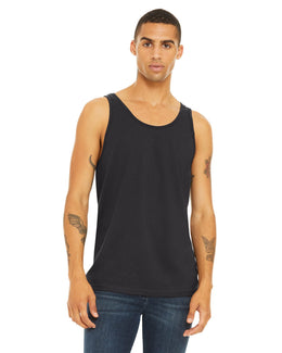 Bella+Canvas Unisex Jersey Tank 3480 | Dark Grey - Front