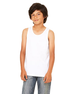 Bella+Canvas Youth Jersey Tank 3480Y | White - Front