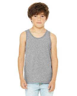 Bella+Canvas Youth Jersey Tank 3480Y | Athletic Heather - Front
