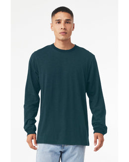 Bella+Canvas Long Sleeve Jersey T-Shirt 3501 | Atlantic - Front