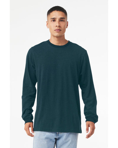 Bella+Canvas Long Sleeve Jersey T-Shirt 3501 | Atlantic - Front