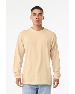Bella+Canvas Long Sleeve Jersey T-Shirt 3501 | Soft Cream - Front