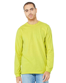 Bella+Canvas Long Sleeve Jersey T-Shirt 3501 | Strobe - Front