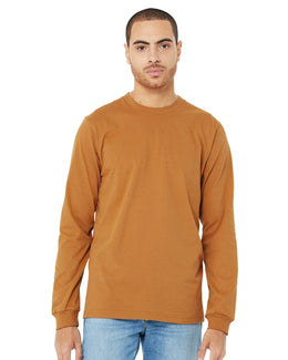 Bella+Canvas Long Sleeve Jersey T-Shirt 3501 | Toast - Front
