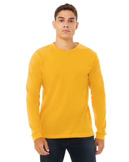 Bella+Canvas Long Sleeve Jersey T-Shirt 3501 | Gold - Front
