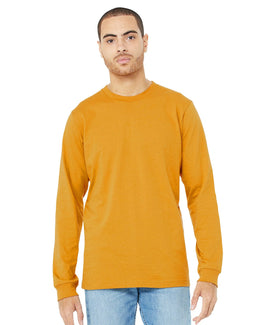 Bella+Canvas Long Sleeve Jersey T-Shirt 3501 | Mustard - Front