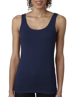 Next Level Ladies Jersey Tank Top 3533 | Midnight Navy - Front