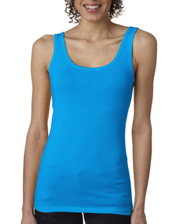 Next Level Ladies Jersey Tank Top 3533 | Turquoise - Front