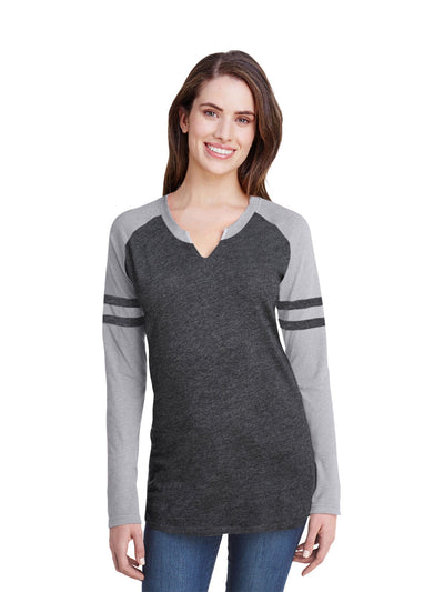 LAT Ladies Gameday Mash-Up Long Sleeve T-Shirt