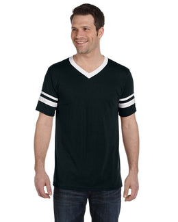 Augusta Sleeve Striped Jersey 360 | Black/ White - Front