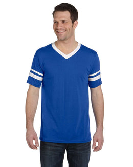 Augusta Sleeve Striped Jersey 360 | Royal/ White - Front