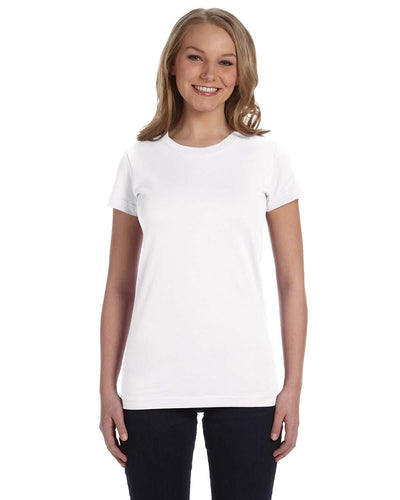 LAT Ladies Fine Jersey T-Shirt 3616 | White - Front