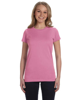 LAT Ladies Fine Jersey T-Shirt 3616 | Pink - Front