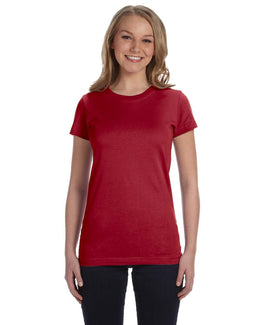 LAT Ladies Fine Jersey T-Shirt 3616 | Garnet - Front