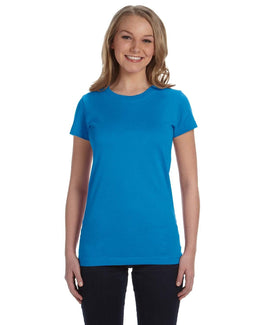 LAT Ladies Fine Jersey T-Shirt 3616 | Cobalt - Front