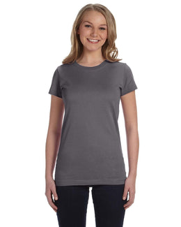 LAT Ladies Fine Jersey T-Shirt 3616 | Charcoal - Front