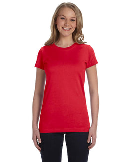 LAT Ladies Fine Jersey T-Shirt 3616 | Red - Front