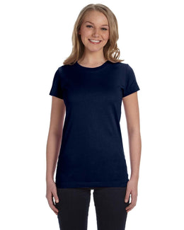 LAT Ladies Fine Jersey T-Shirt 3616 | Navy - Front