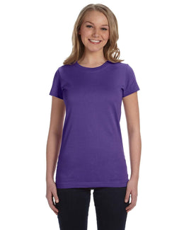 LAT Ladies Fine Jersey T-Shirt 3616 | Purple - Front
