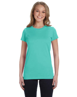 LAT Ladies Fine Jersey T-Shirt 3616 | Caribbean - Front