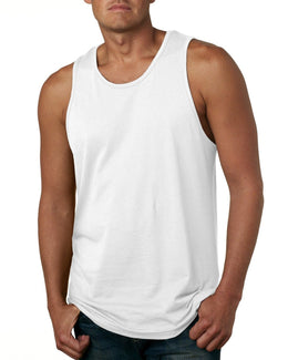 Next Level Mens Cotton Tank 3633 | White - Front