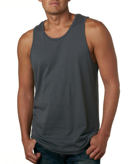 Next Level Mens Cotton Tank 3633 | Heavy Metal - Front