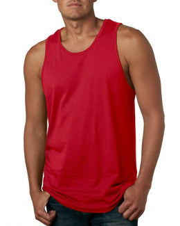 Next Level Mens Cotton Tank 3633 | Red - Front